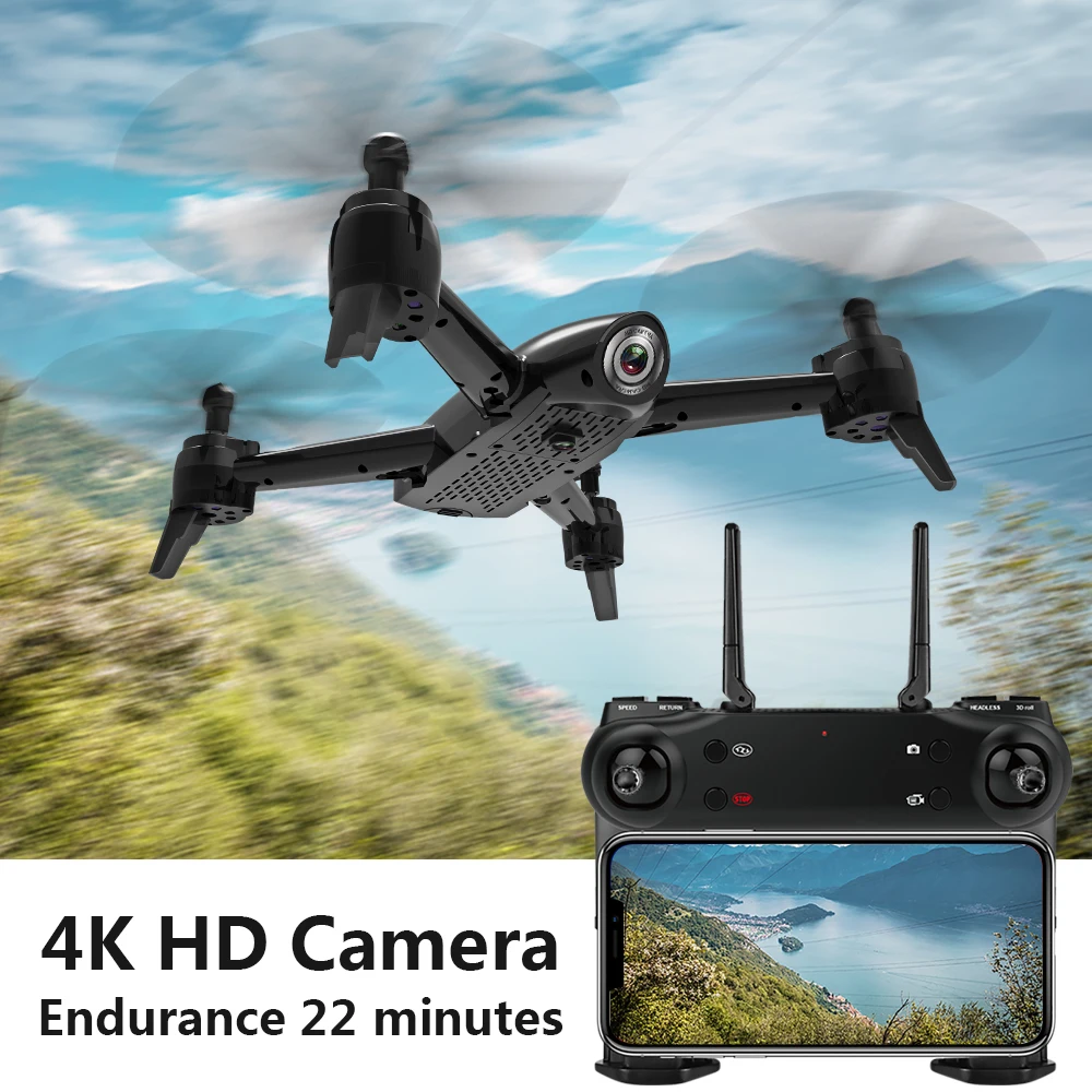 SG106 Радиоуправляемый Дрон с 4K камерой оптическим потоком 1080P HD двойная камера