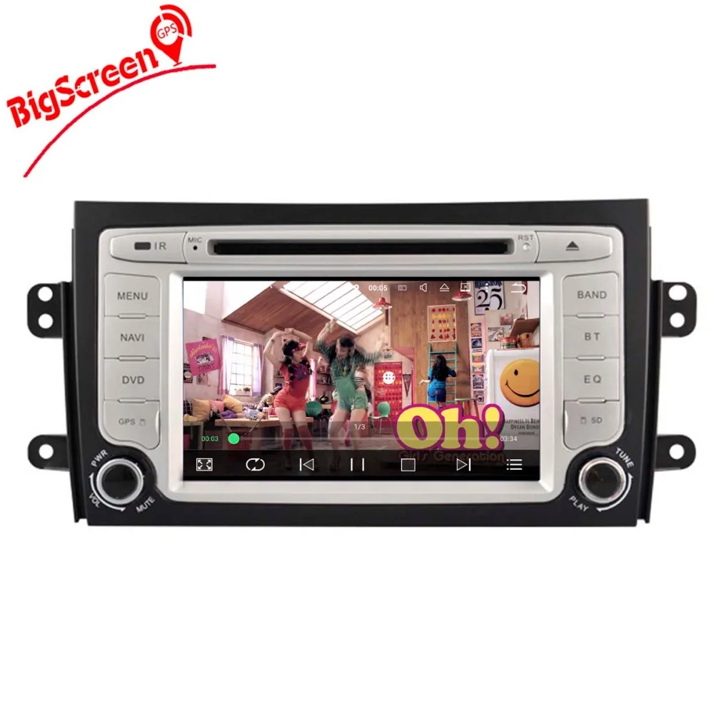 Новейший Android 7 1 четырехъядерный автомобильный CD DVD плеер GPS навигация для SUZUKI SX4