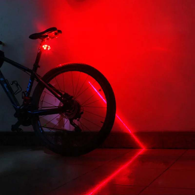 Лэмпка rowerowa светодиодный фонарь для велосипеда велосипедные фонари USB Лазерная
