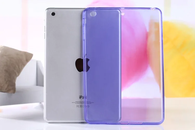 Силиконовая тонкая мягкая Задняя накладка чехла из ТПУ для Apple iPad Air 1 2 легкий