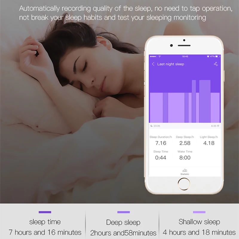Умный Фитнес браслет Time Owner F1 приложение оповещение о звонке будильник монитор
