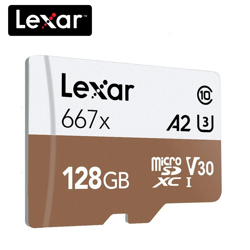 100% оригинал Lexar 667x Micro SD карта 64 Гб класс 10 128 ГБ micro SDXC 256 tf памяти UHS-I для 1080 p Full-HD 3D 4 K