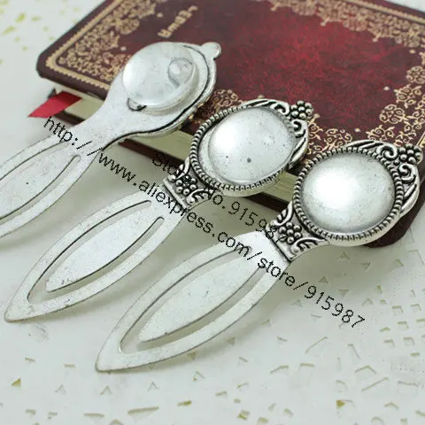 5 комплектов античный сплав камея с цветочным узором стальные закладки 24*83 мм