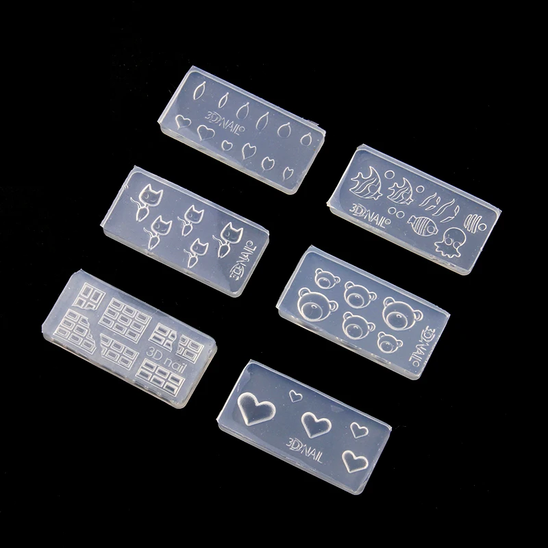1 шт. силиконовая форма для дизайна ногтей 28 видов|nail art silicone|silicone nail toolsilicone mold |