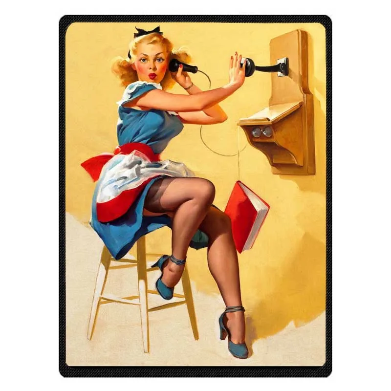 Summer Air Conditioning Blanket Soft Plush Plaids Personalized Pin Up Girl Pattern Sofa Car Travel Throw Blankets | Дом и сад