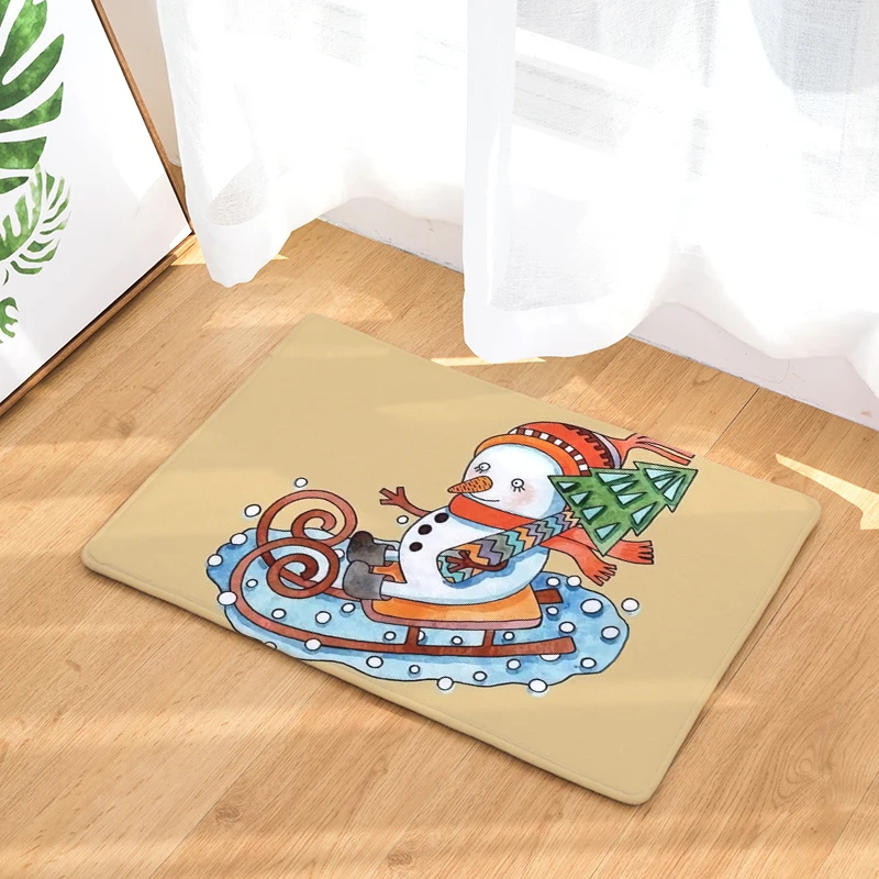 Украшение рождественских подарков коврик с рождественским дизайном без