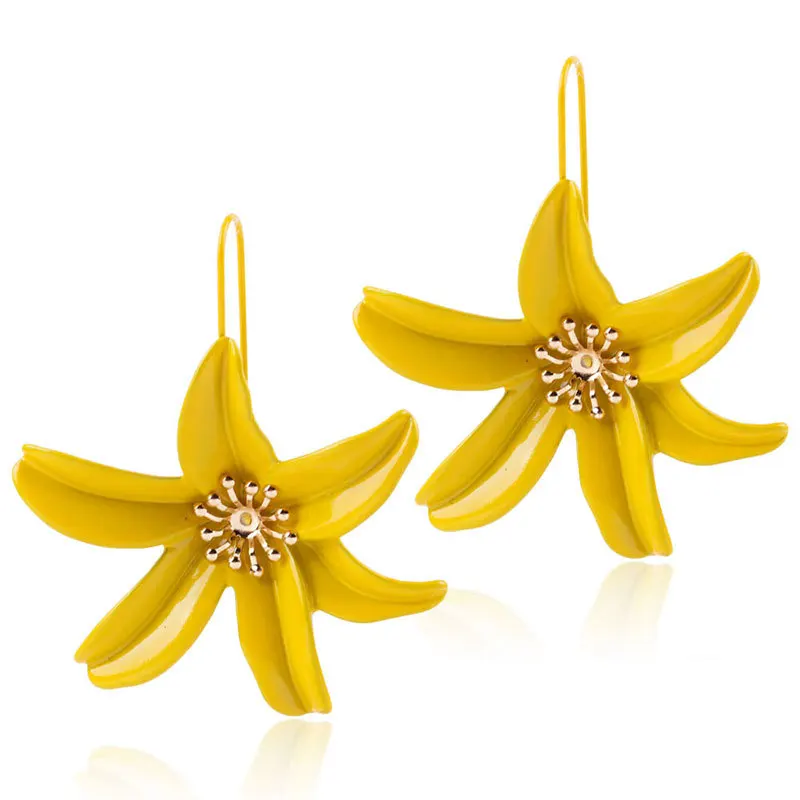 Женские серьги подвески ZA Lily с металлическим крючком модные украшения для