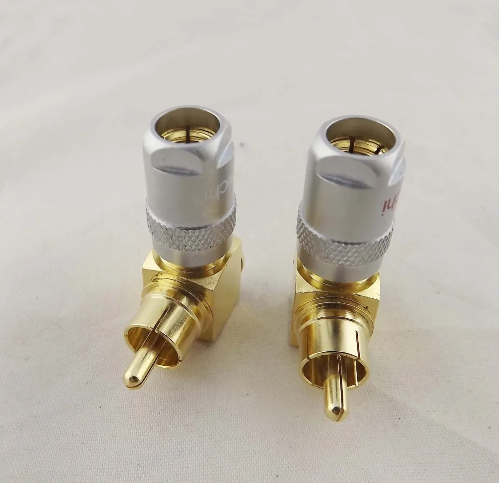 1 пара прямоугольный разъем RCA паяльный |