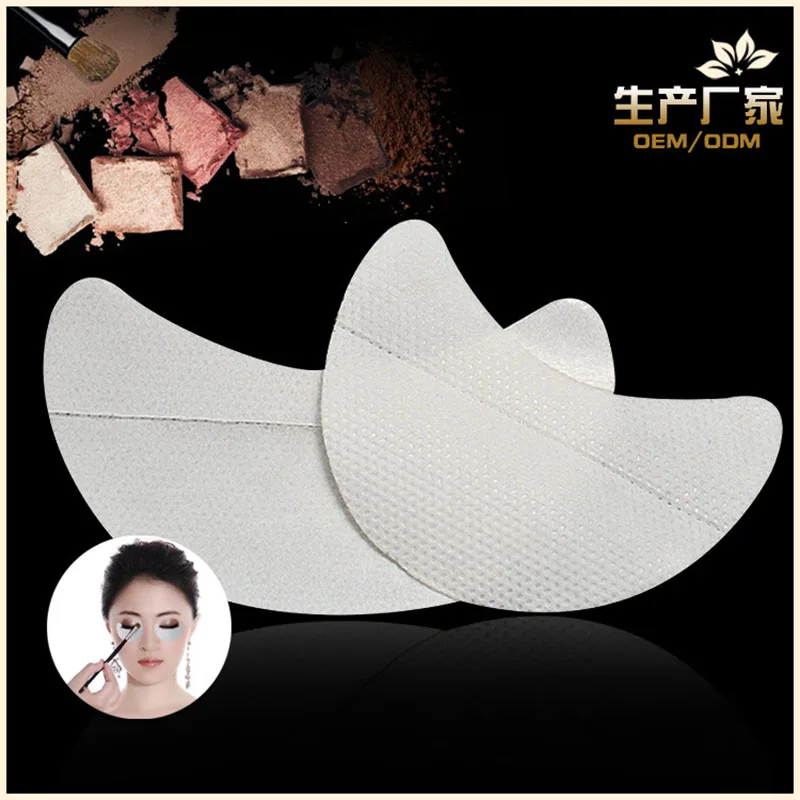 100 шт./упак. макияж теней для глаз наклейки Привитые ресниц изоляции под Копченый