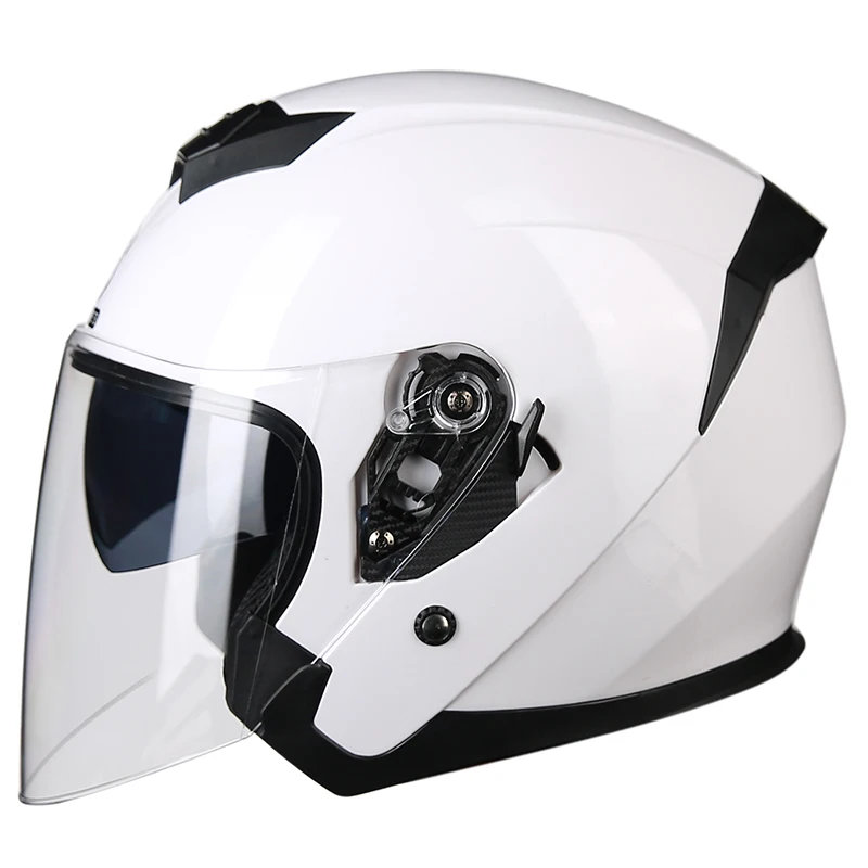 Мотоциклетный шлем jet с открытым лицом Captain star cascos para moto Ретро стиль пилот кафе