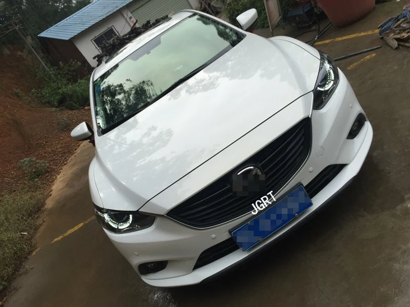 2 шт. автомобильный стиль светодиодный фары для Mazda 3/Axela 14-16 для Axela Головной фонарь светодиодный DRL Объектив двойной луч H7 HID Xenon bi xenon объектив