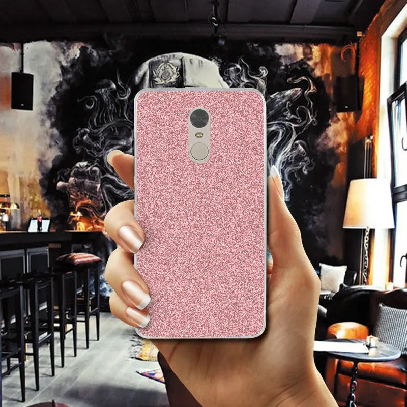 Heart Light Gold Pink Geometric Soft Mobile Phone Accessories for Xiaomi Mi Redmi Note 2 3 3S 4 4X 4A 5 5S 6 8 A1 Pro Plus |