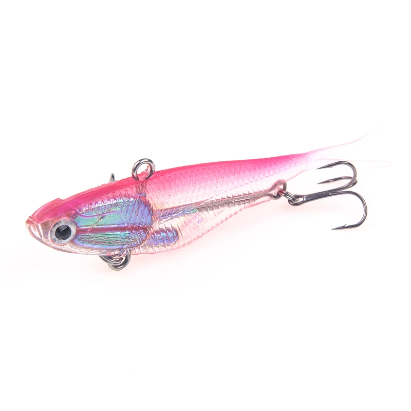 HAODIAOZHE VIB Рыболовная Приманка Minnow мягкие приманки острые искусственные крючки 9 5