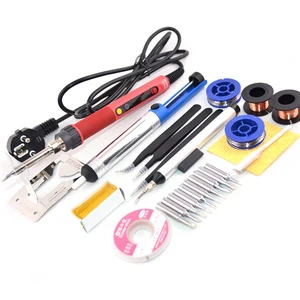 CXG E90W Электрический паяльник ЕС цифровой ЖК-дисплей Регулируемый NC термостат железная ручка электрического паяльника комплект Сварка ремонт