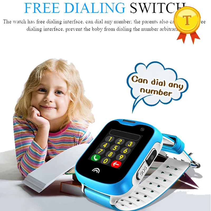 Новые милые GPS трекер Детские Смарт-часы SOS + LBS WiFi позиционирование забор