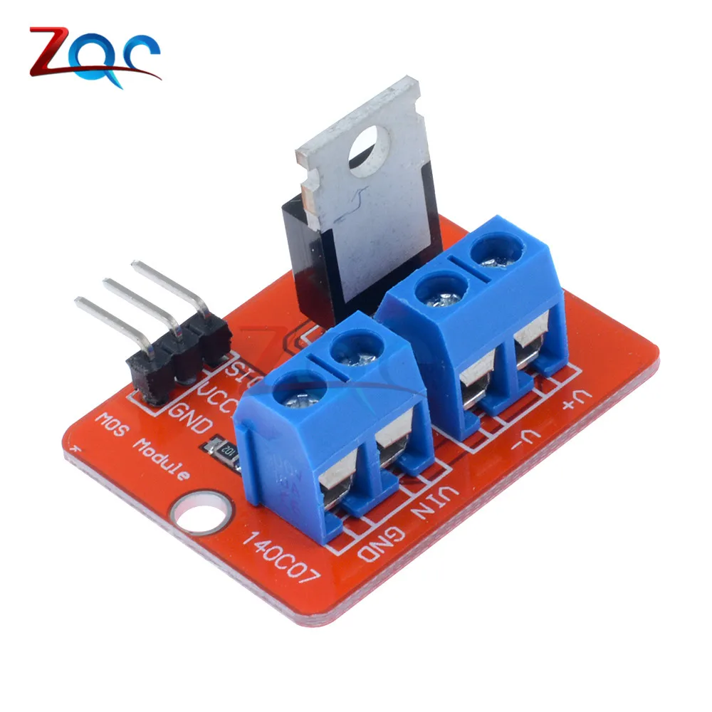 5 шт. верхняя кнопка Mosfet IRF520 модуль драйвера для Arduino MCU ARM Raspberry Pi 3 в-5 в мощность MOS