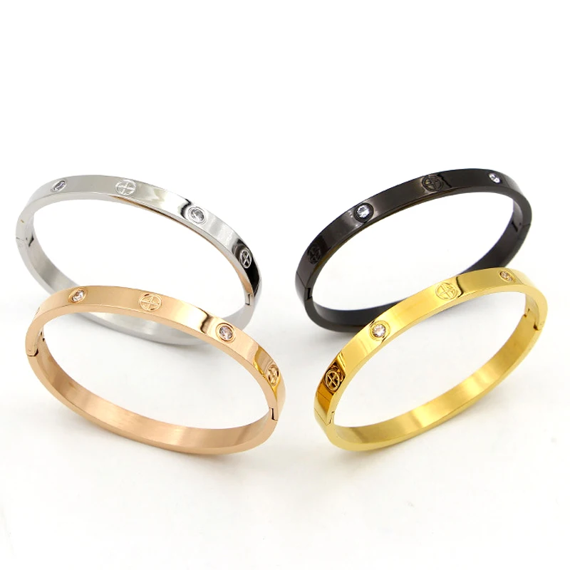 Модные ювелирные изделия FYSARA браслет для влюбленных пар браслеты из нержавеющей