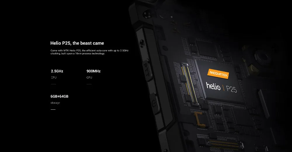 DOOGEE S60 IP68 Водонепроницаемый 4G смартфон Helio P25 Octa Core 6 Гб 64 5 2 "Android 7 0 5580 мА/ч 21.0MP