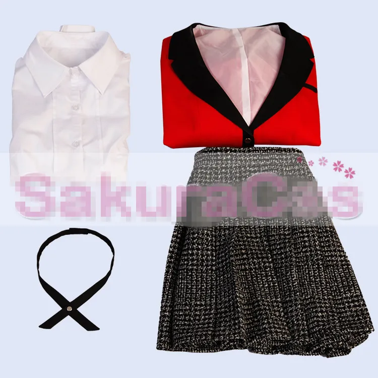 

Japanese Anime kakegurui Jabami Yumeko Momobami Ririka private school uniforms cosplay costume A