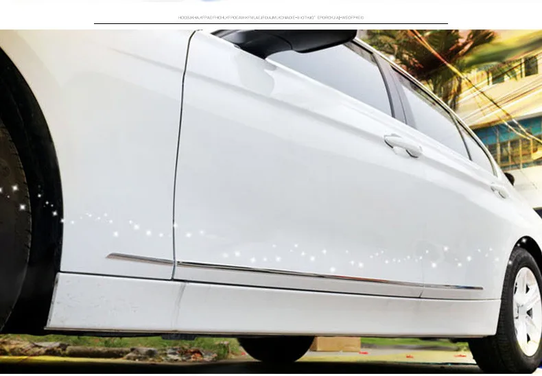 Для BMW 3 серии 316i 318i 320i 330i F30 дверная боковая линия декоративная накладка для