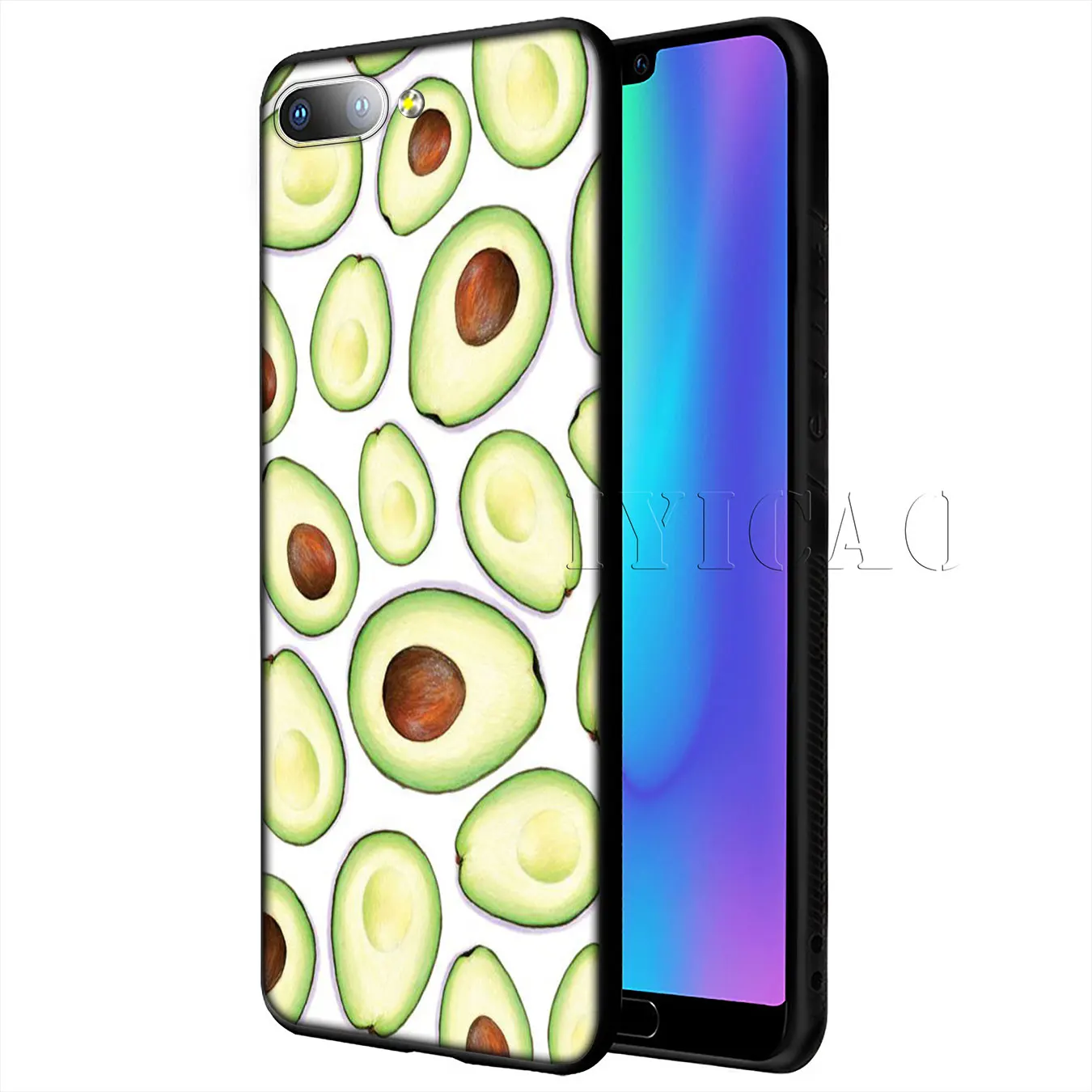 IYICAO Art Funny Tumblr авокадо Мягкий силиконовый чехол для Huawei Y9 Y7 Y6 Prime 2019 Honor 20 8C 8X 8 9 9X 10 Lite