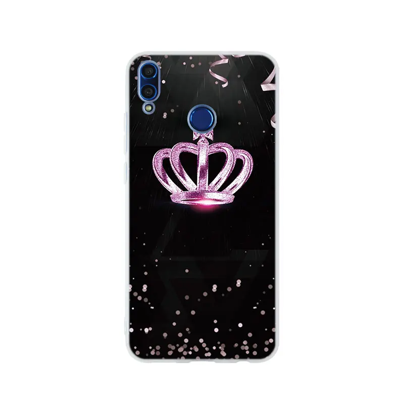 pattern 09 Чехол с черной короной для huawei Honor 9 10 Lite 6X 7X 8X Max, чехол для телефона s 7A 8A 8C V20 PLAY 10i - Цвет: pattern 09