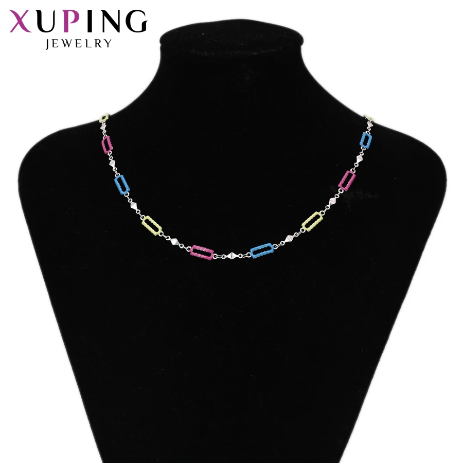 Xuping Fashion Simple Wild Style Necklace New Design Long for Women Girls Chain Jewelry Christmas Gifts 41057 | Украшения и