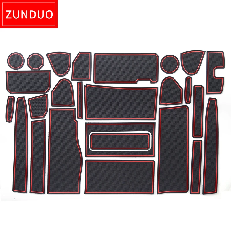 ZUNDUO Противоскользящий слот для ворот коврик чашки Nissan Серена C26 2010 2016 аксессуары