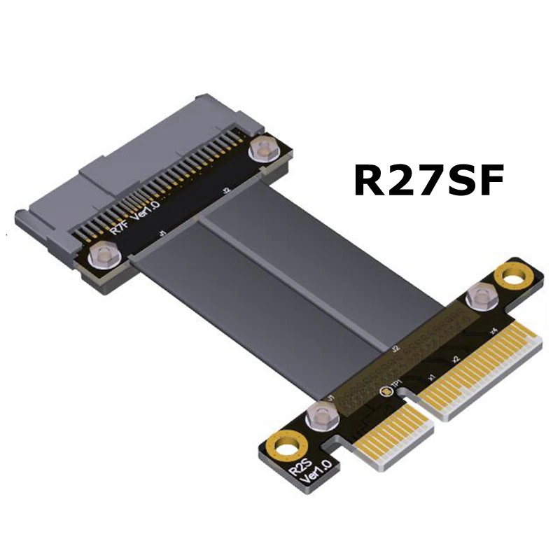 U.2 интерфейс U2 к pci e 3 0x4 SFF 8639 NVMe pcie 4x Удлинительный кабель для передачи данных Riser