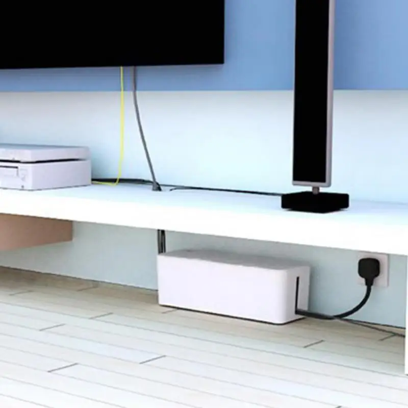 1 шт. ударопрочного квадратный кабель Управление Мощность полосы на выходе чехол