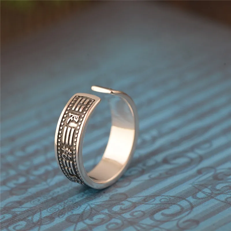 BESTLYBUY Real 925 Sterling Silver Ring Men Jewelry Fine jewelry Couple Lovers Gift Thai Vintage Style Free Shipping | Украшения и