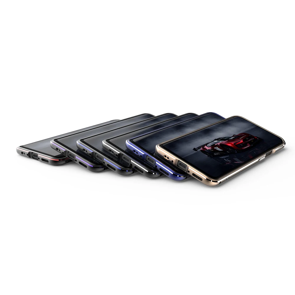 Высококлассный металлический противоударный чехол для телефона Oneplus 7 Pro