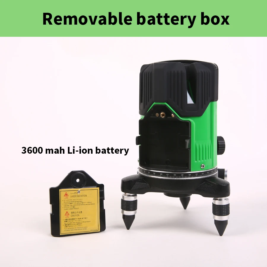 Borka self leveling laser level green 5 lines 3 2 360 degree rotary cross line nivel beam | Инструменты