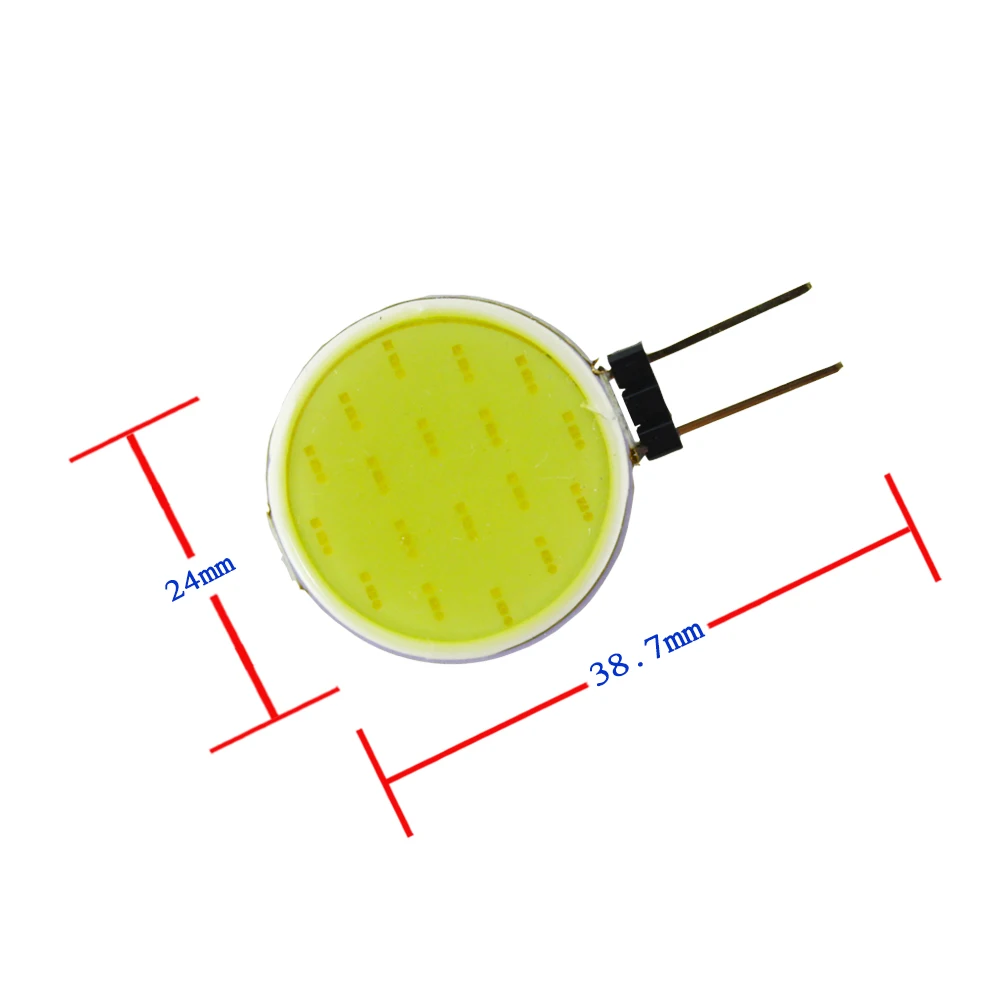 2 предмета в комплекте G4 светодиодный COB 18SMD белый/теплый белый морской RV чтение