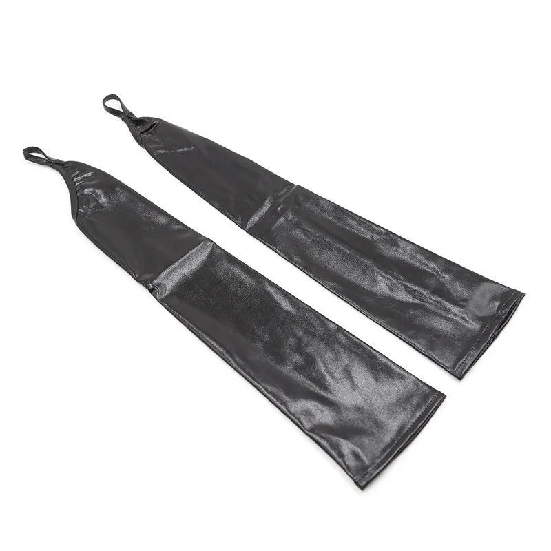 Сексуальные женские винтажные экзотические перчатки из лакированной кожи с