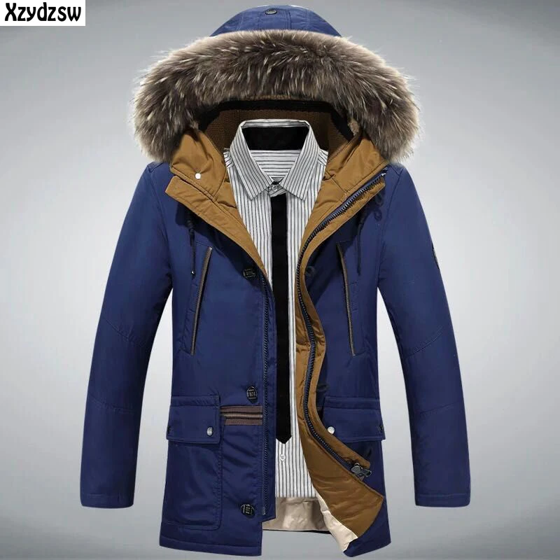 2016 Мужское пальто на утином пуху брендовая одежда Fang теплая повседневная куртки