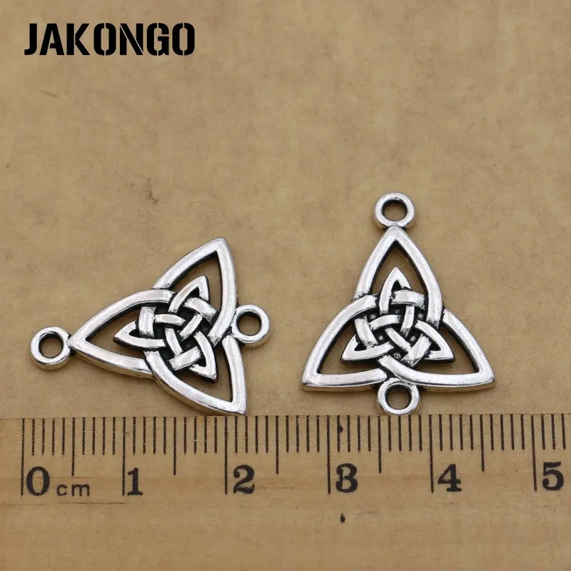 JAKONGO Античная Посеребренная китайский узел разъем для изготовления ювелирных