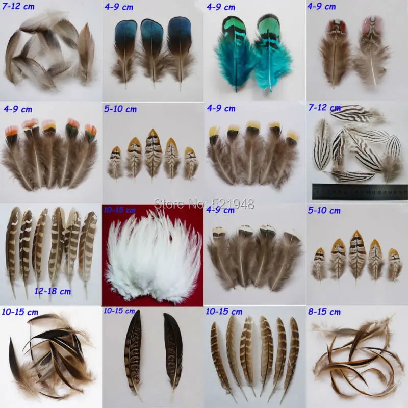 20 шт. 15 видов красивых петушиных перьев хвост фазана куриное перо для вечерние