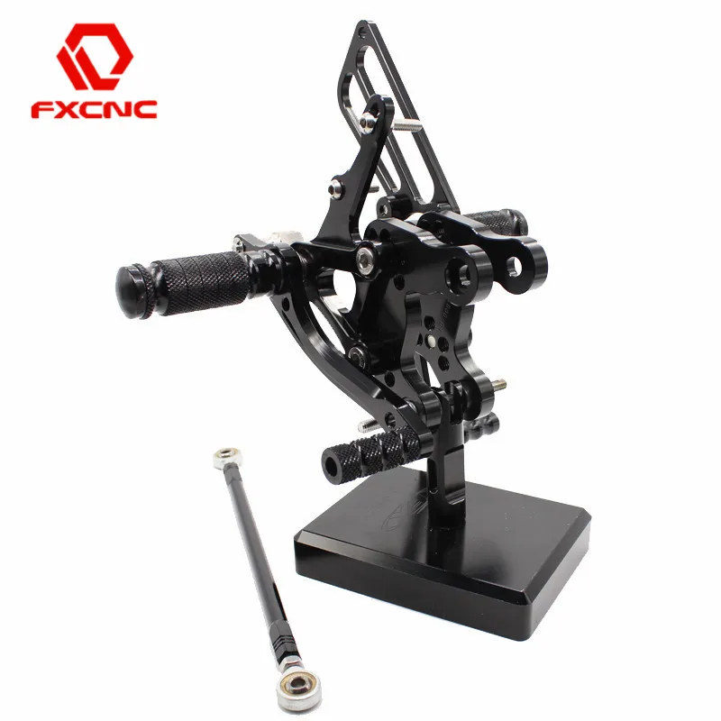 Fxcnc Алюминиевый подножки для мотоцикла задний комплект ножная педаль для ног для HONDA CBR900RR CBR 900 893cc SC28 1992 1993 1994 1995