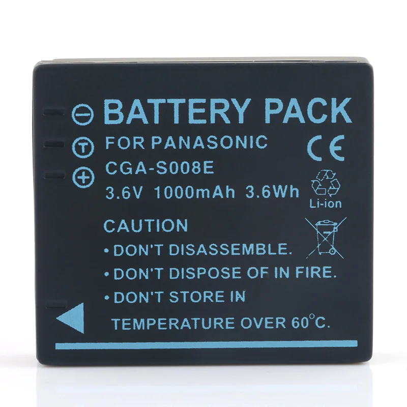 Lanfulang Батареи для камеры литий-ионная для Panasonic vw-vbj10 dmc-fx30 DMC-FX55 SDR-S26 hm-ta1 dmc-fx500 CGA S008