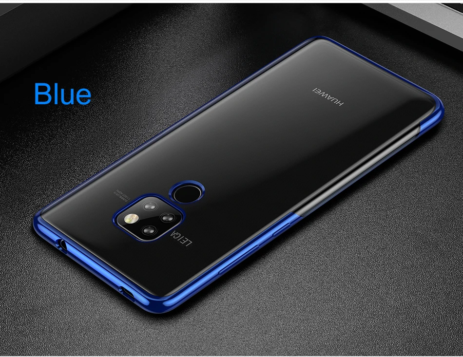 Роскошный чехол Baseus с покрытием для huawei mate 20 Pro Capinha, ультратонкая Прозрачная мягкая задняя крышка из ТПУ для huawei mate 20 Pro Coque