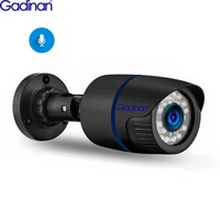 gadinan 5mp 2592x1944p ip camera audio record outdoor waterproof 4mp 3mp hd security h 265 poe wired surveillance camera