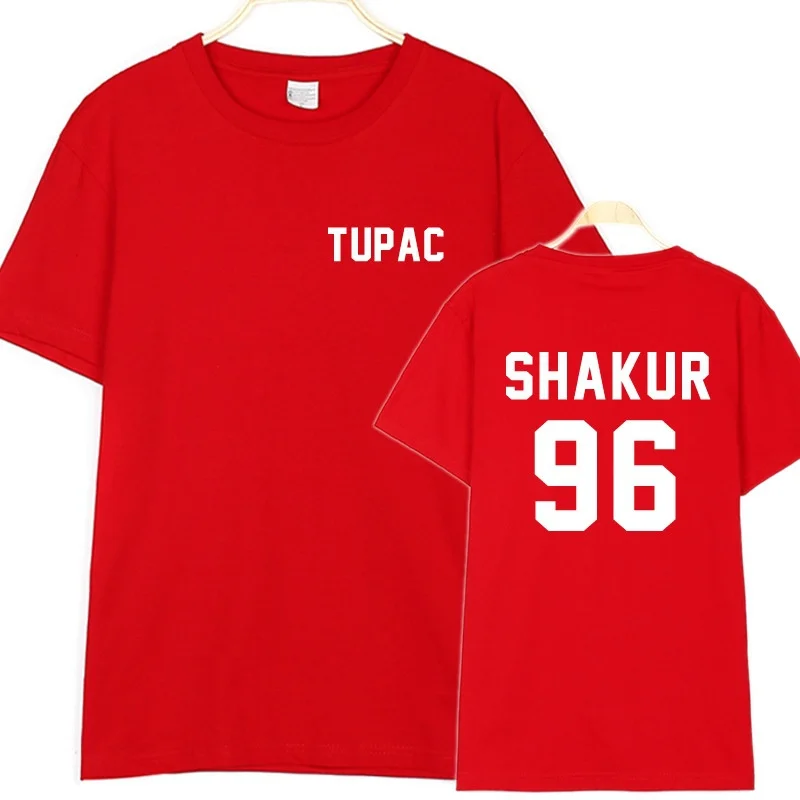 Thug Life футболки Шакур 96 Тупак 2PAC альбом уличная рубашки хип-хоп рэп короткий рукав
