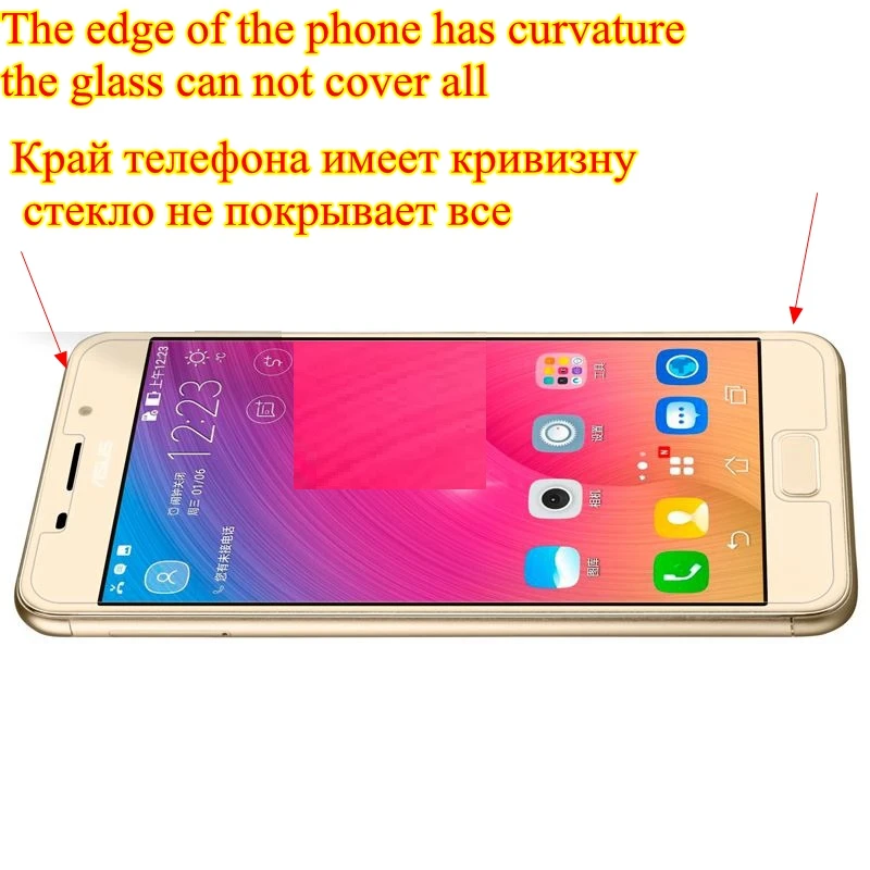 2 шт. 2.5D 0,3 мм 9 H Премиум Закаленное стекло для asus Zenfone Peg asus 3 s Max ZC521TL защитная пленка