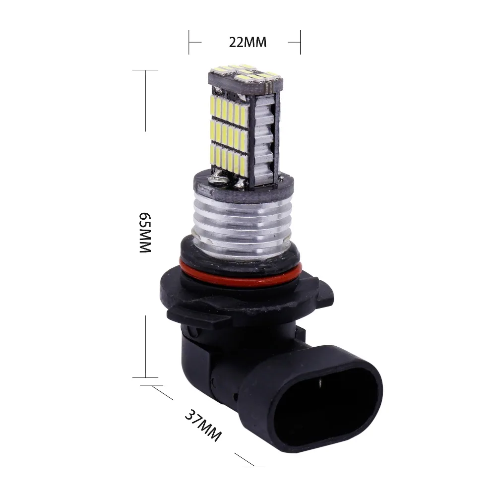 1 шт. H11 светодиодный H8 9005 HB3 9006 HB4 45SMD 4014 светодиодный CANBUS без ошибок автомобиля противотуманная фара дальнего света DRL авто светодиодные дневные ходовые огни светильник белый DC12V