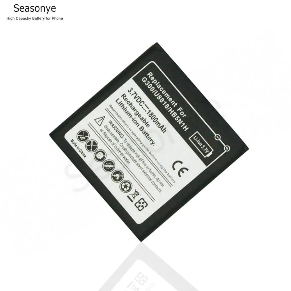 1x1800mAh HB5N1H Сменный аккумулятор для Huawei Ascend G300 G305T C8812 U8815 U8818 T8828 U8825|battery for huawei|battery
