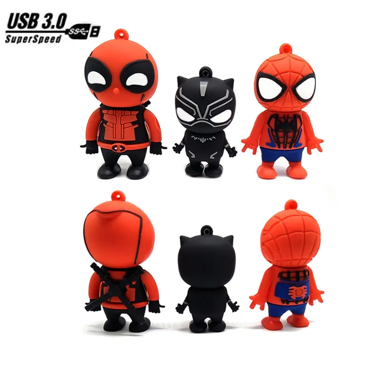 USB 3 0 flash drive мультфильм с супергероями Флеш накопитель 8 GB 16 ГБ 32 64 memoria usb stick