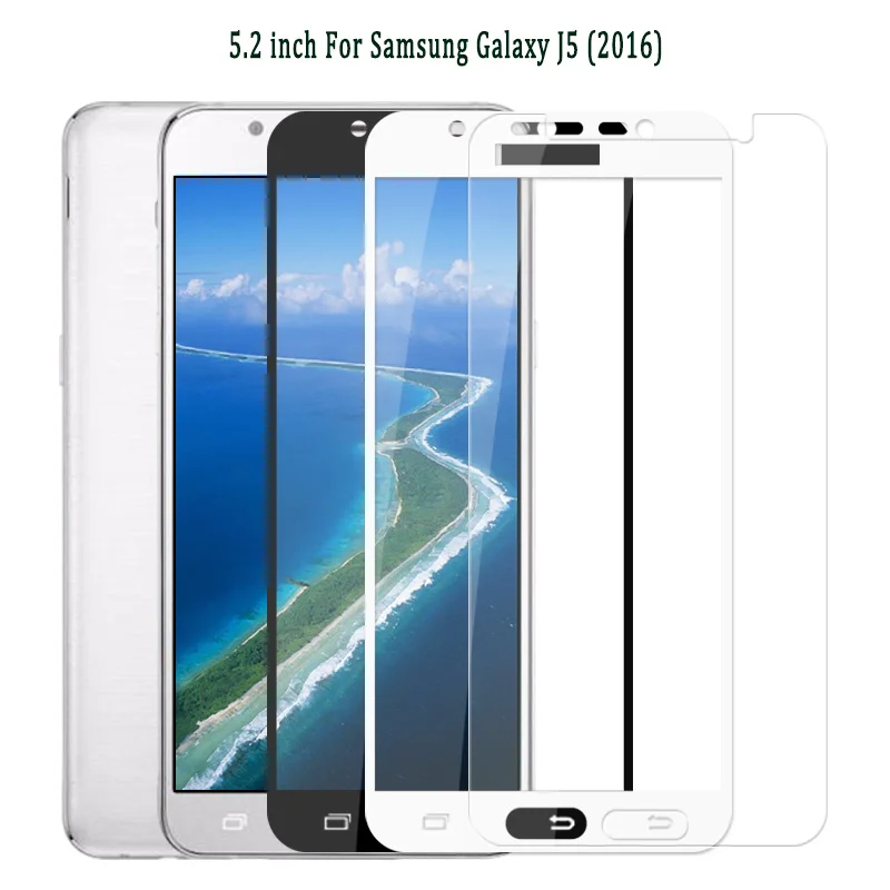 Закаленное стекло для samsung Galaxy J5 2016 SM J510F Защитное телефон жесткая защита