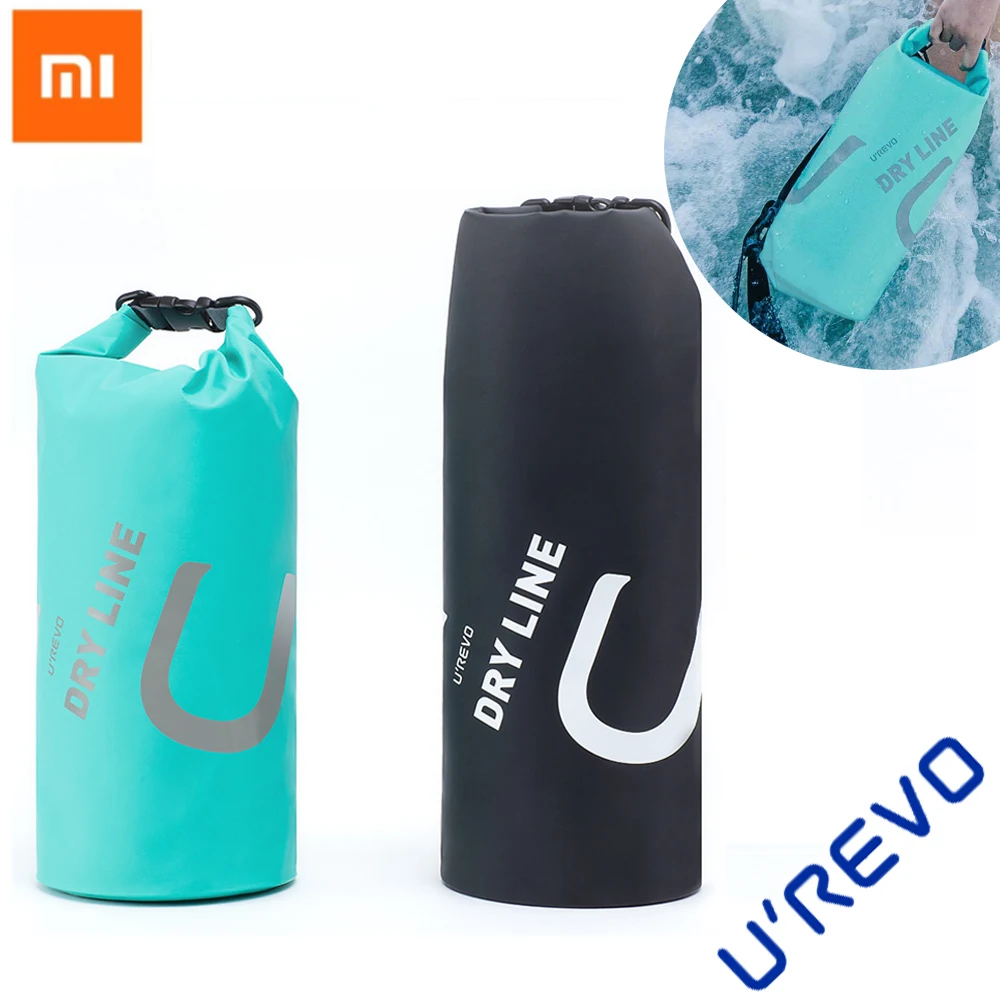 Xiaomi Mijia Urevo 10L водонепроницаемая сумка с регулируемым ремешком, сумка-Крючок для наружного плавания, кемпинга, рафтинга, сумка для хранения, сухая сумка