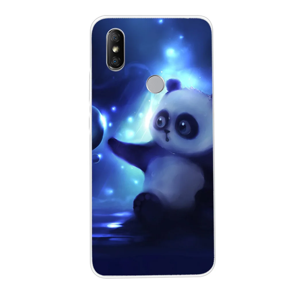 Чехол для Xiaomi Redmi S2 силиконовый мягкий чехол из ТПУ оболочка телефона задние